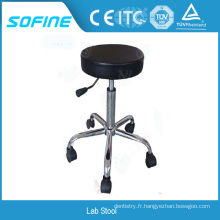 Mobilier de laboratoire professionnel Tabouret de laboratoire en acier inoxydable